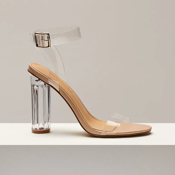 Transparent Heeled Sandal W/Dream Sole - Picture 3 of 9